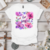 Be Joyful Purple Blossoms Tee