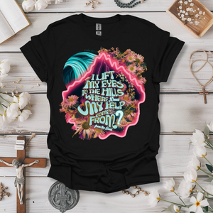 Lift My Eyes Retro Tee