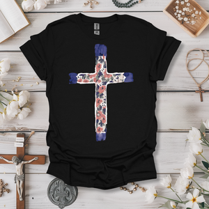 Floral Cross Tee