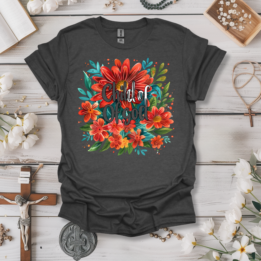 Child Of God (Daisies Watercolor) Tee