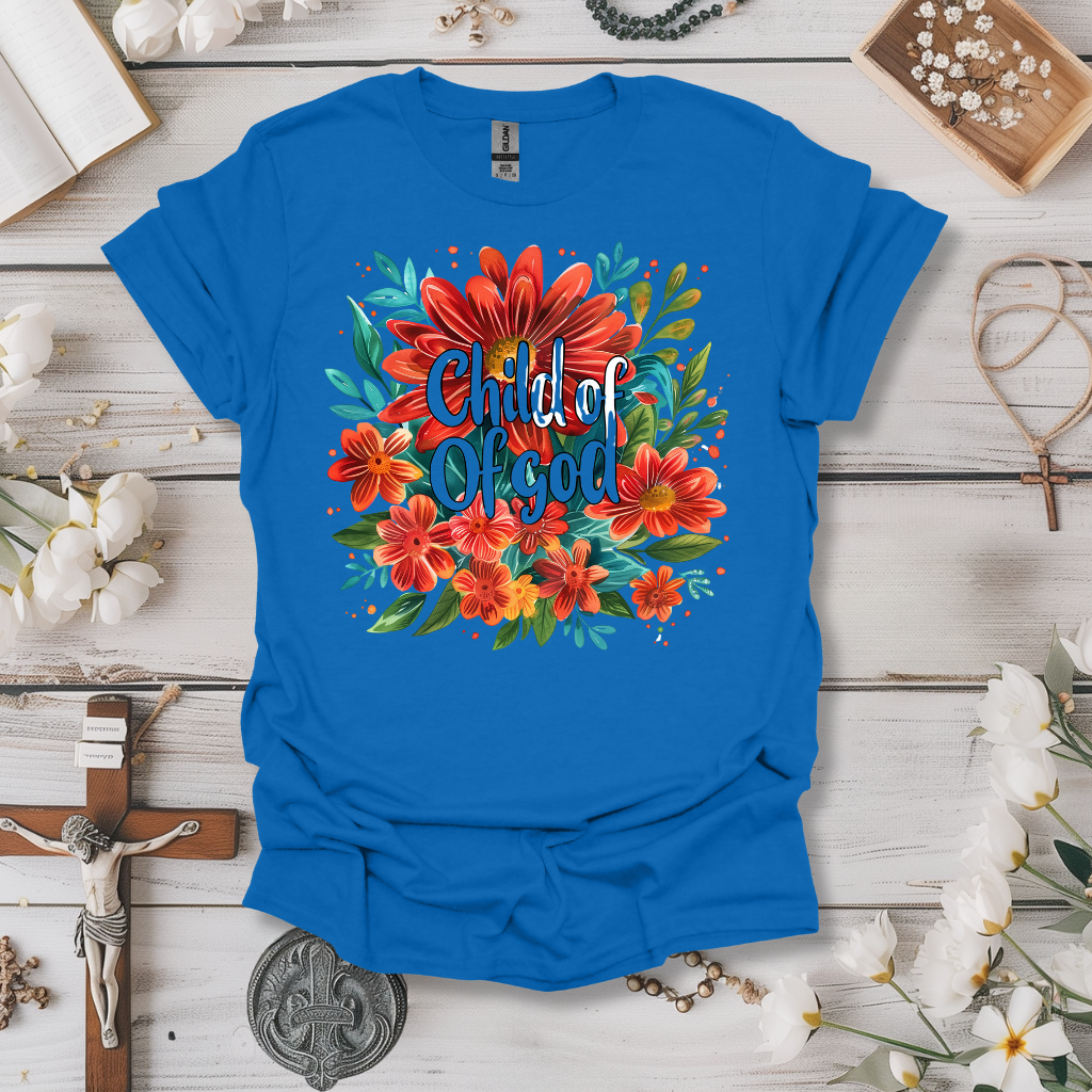 Child Of God (Daisies Watercolor) Tee