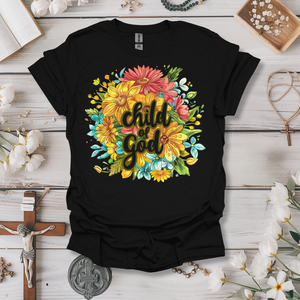 Child of God Floral (2) Tee