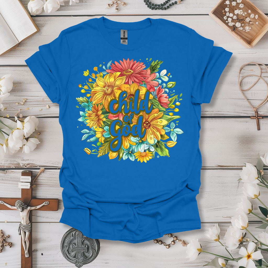 Child of God Floral (2) Tee