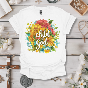 Child of God Floral (2) Tee