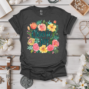 Choose Joy (Emerald Floral Watercolor) Tee