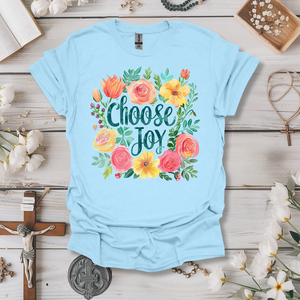 Choose Joy (Emerald Floral Watercolor) Tee