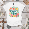 Choose Joy (Emerald Floral Watercolor) Tee