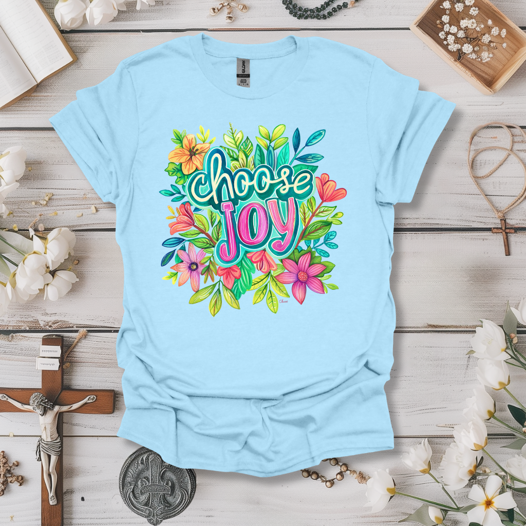 Choose Joy (Radiant Floral Watercolor) Tee