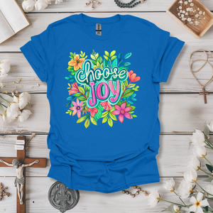 Choose Joy (Radiant Floral Watercolor) Tee