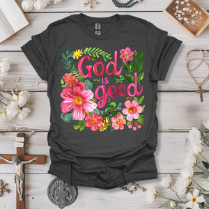 God Is Good Watercolor Tee