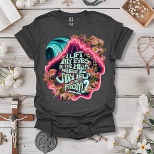 Lift My Eyes Retro Tee