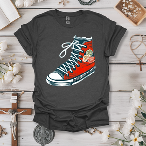 Walk By Faith Shoe Tee