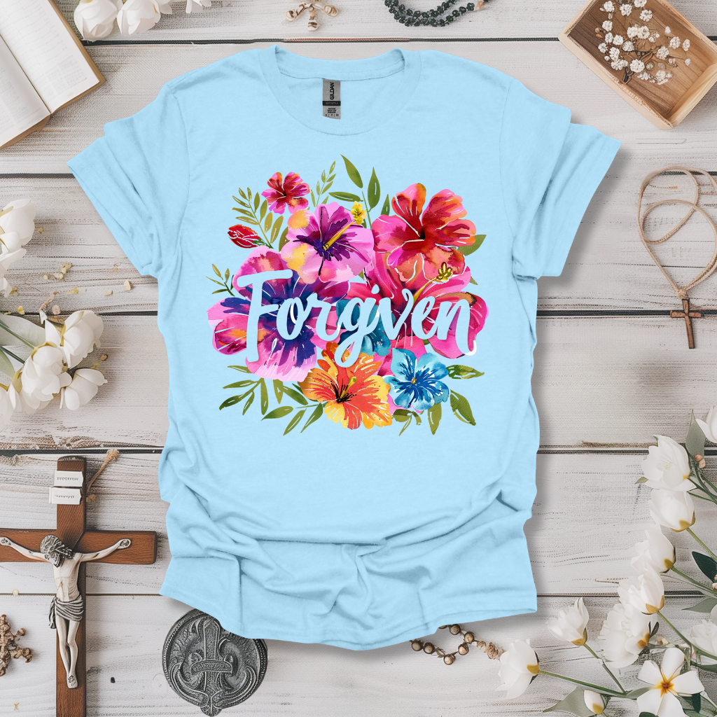 Forgiven Floral Tee