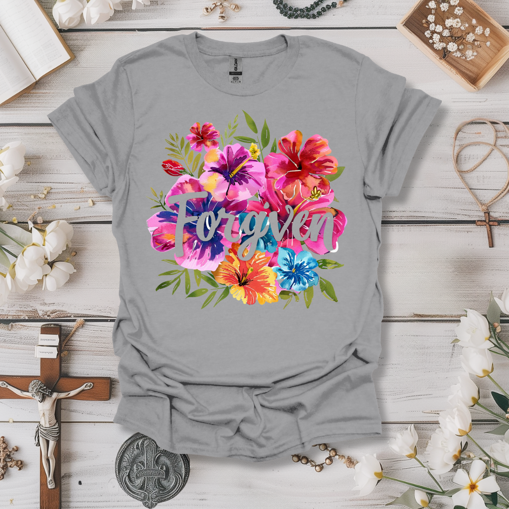 Forgiven Floral Tee