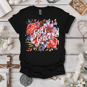 God's Grace Floral (2) Tee