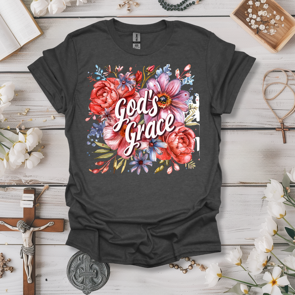 God's Grace Floral (2) Tee