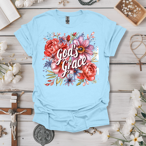 God's Grace Floral (2) Tee