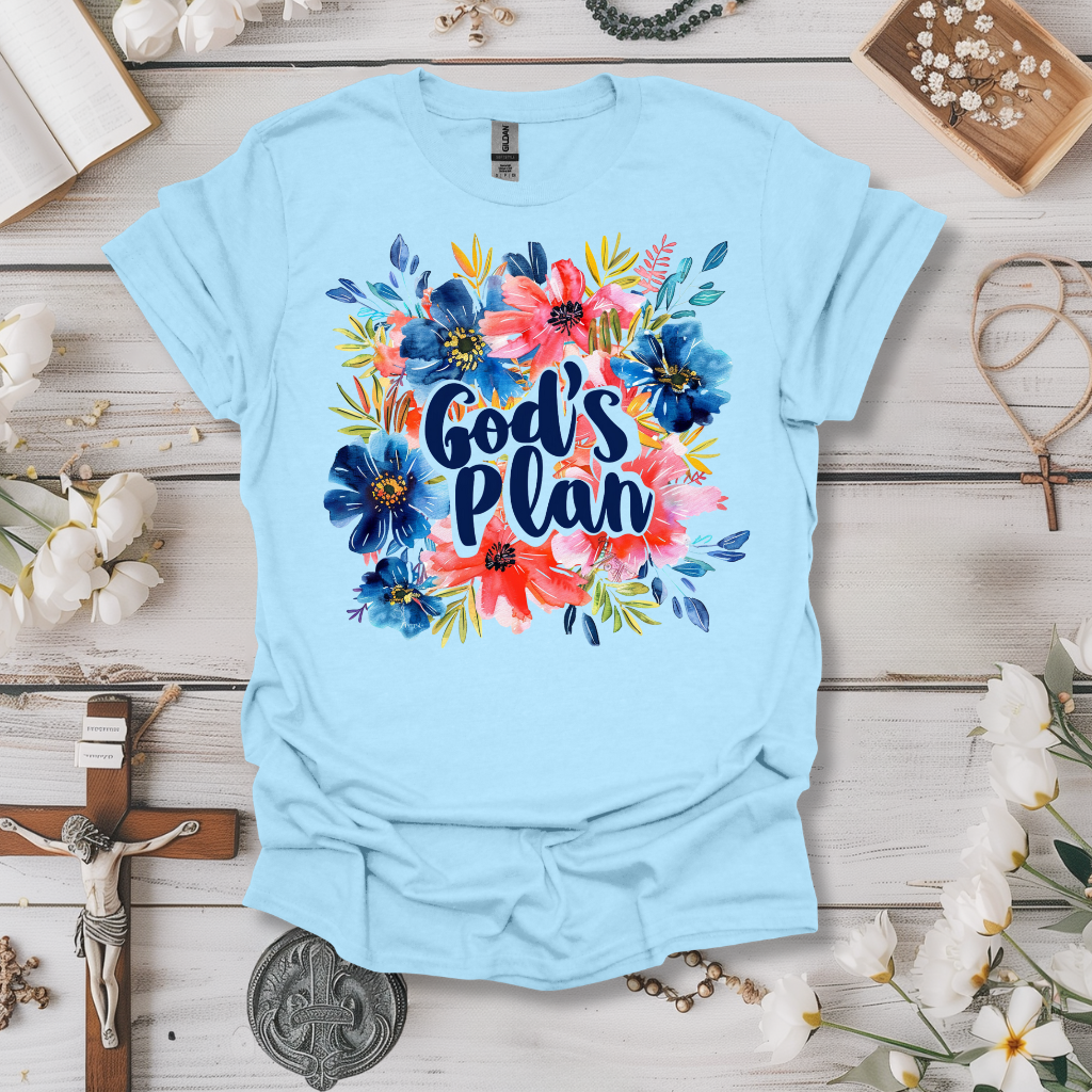 God's Plan (Floral 1) Tee