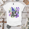 God's Plan Lavender Floral Tee