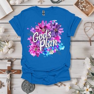 God's Plan Purple Floral Tee