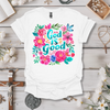 God is Good Pink Floral Tee