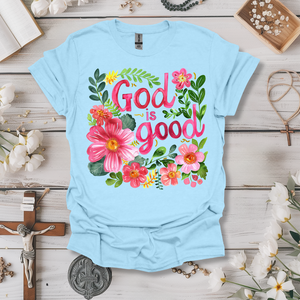 God Is Good Watercolor Tee