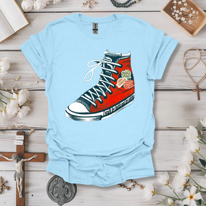 Walk By Faith Shoe Tee