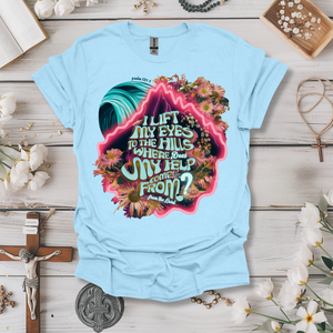 Lift My Eyes Retro Tee