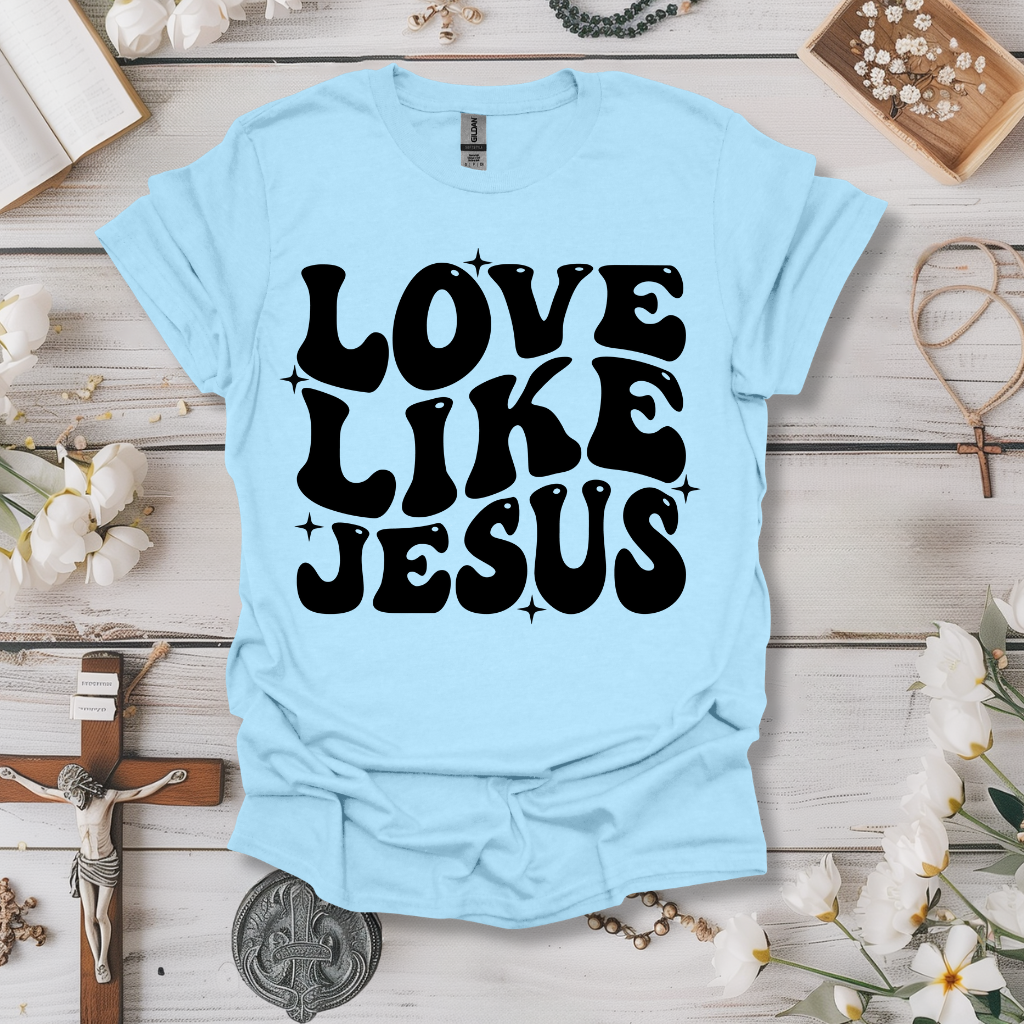 Love Like Jesus Retro Tee