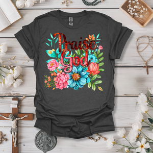 Praise God Floral Tee