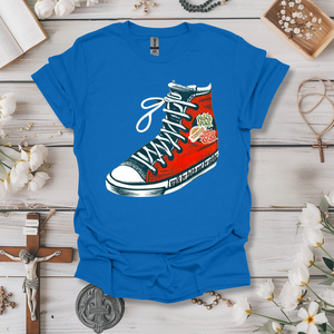 Walk By Faith Shoe Tee