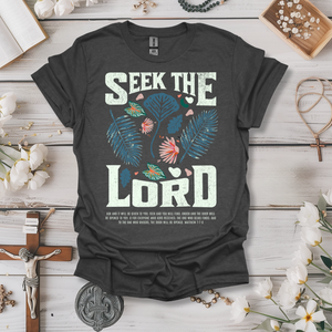 Seek The Lord White Print Tee