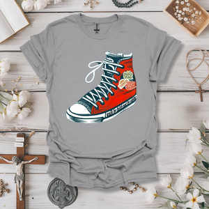 Walk By Faith Shoe Tee