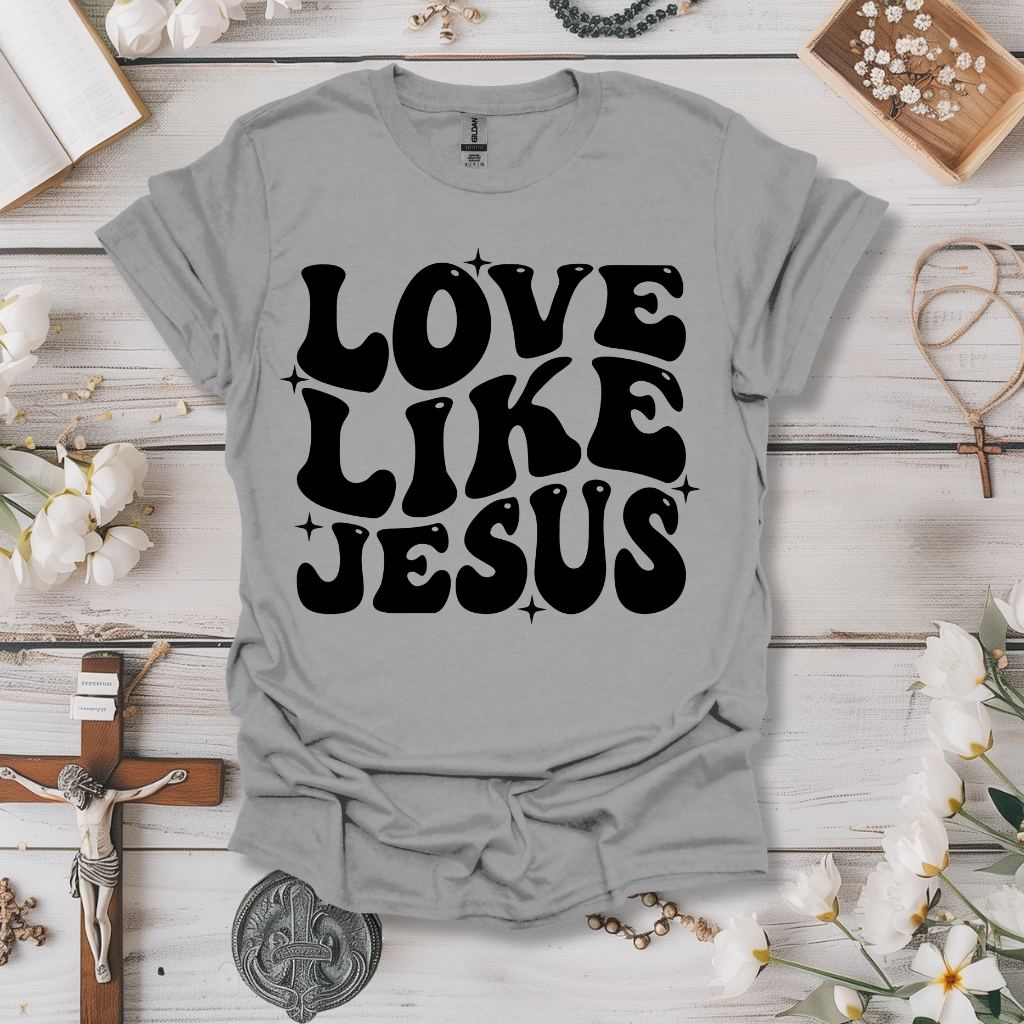 Love Like Jesus Retro Tee