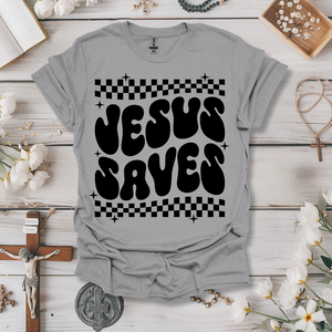 Jesus Saves Retro Tee