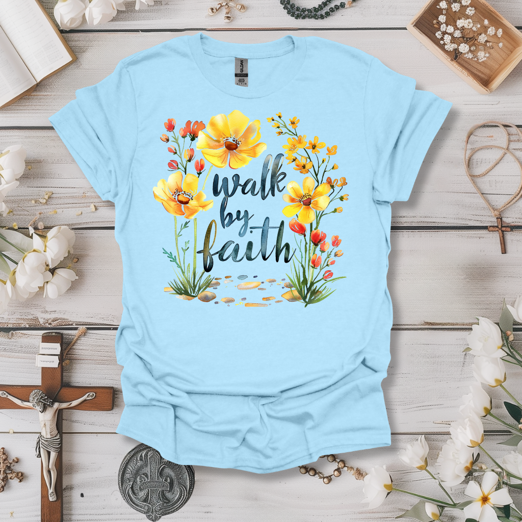 Walk By Faith (Floral 4) Tee