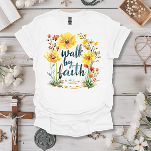 Walk By Faith (Floral 4) Tee