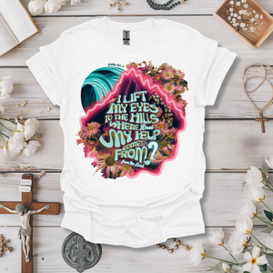 Lift My Eyes Retro Tee