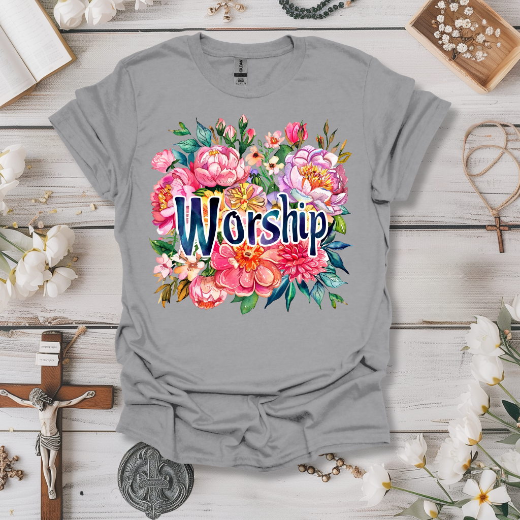 Worship Floral Tee