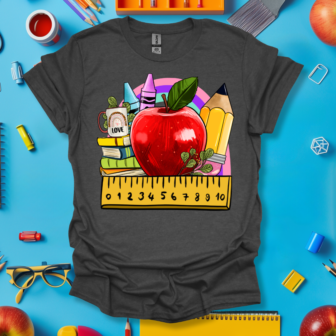 Back To School Apple Tee