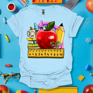 Back To School Apple Tee