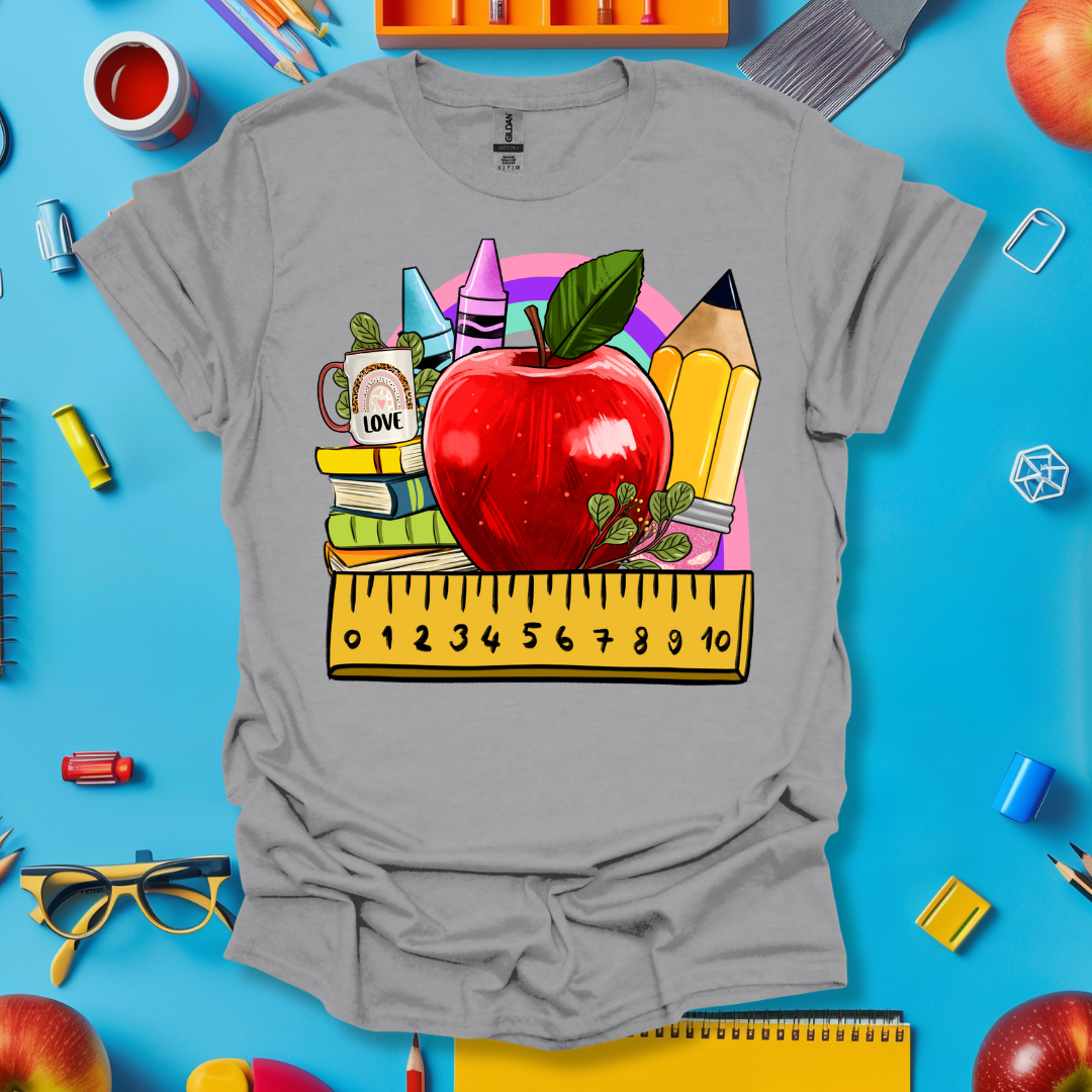 Back To School Apple Tee