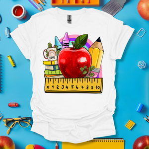 Back To School Apple Tee